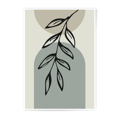 Minimalist Leaf Photographic Print, Abstract Art Print, Botanical Wall Art, Modern Home Decor, Nature Inspired Photo Print - Tawshia