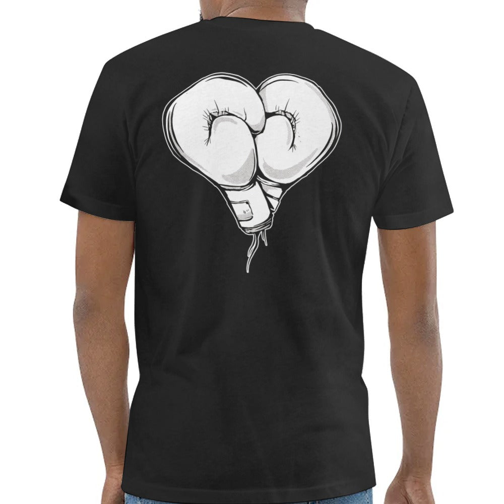 Unique Double Fist Graphic Design T-shirt product type