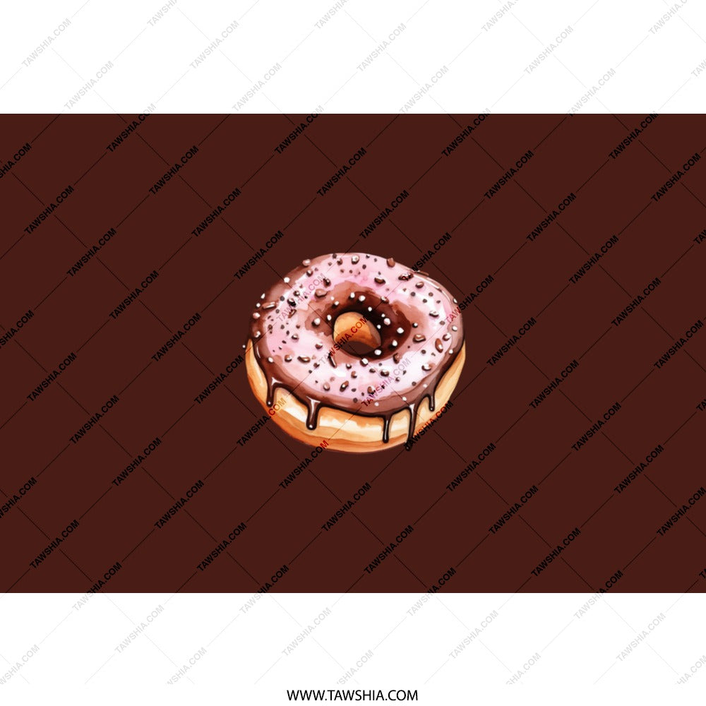 Pink Donut Tumbler, Food Lover Gift, Sweet Treat Tumbler, Dessert Tumbler, Sprinkle Donut, Coffee Tumbler, Water Tumbler, Cute Drinkware - Tawshia