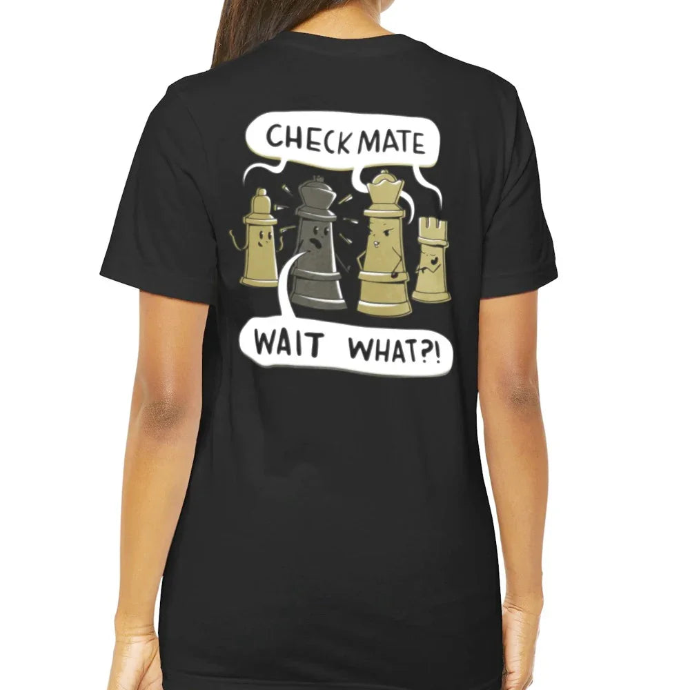 Checkmate Wait What Funny Chess Graphic Shirt product type