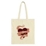 You and Me Heart Tote Bag, Romantic Gift, Anniversary Present, Cute Valentines Day Idea, Love Design, Heart Illustration - Tawshia