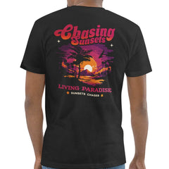 Chasing Sunsets Living Paradise Graphic Tee product