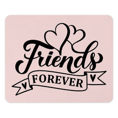 Friends Forever Mouse Pad, Heart Mousepad, Gift for Best Friend, Friendship Mouse Pad, Office Decor, Computer Accessories, Desk Decor - Tawshia