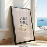 We Can Undo It Wall Art, Ctrl Z Decor, Funny Tech Print, Cute Computer Wall Art, Nerd Gift, Office Wall Art, Home Decor, Trendy Wall Art - Tawshia