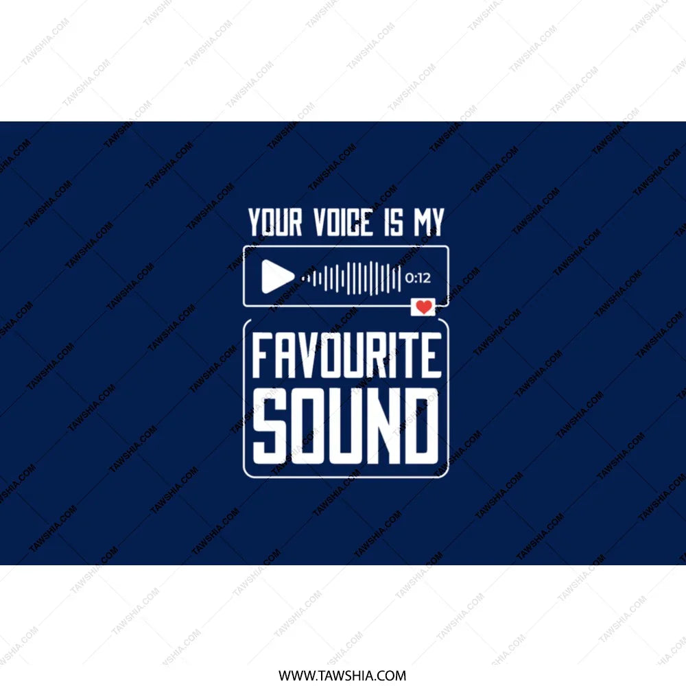 Your Voice Is My Favourite Sound Print product