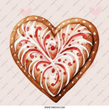 Heart Cookie Pinback Button, Valentine's Day, Love Gift, Cute Button, Holiday Button, Unique Button, Decorative Pinback Button - Tawshia