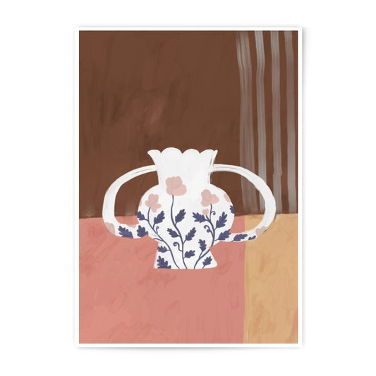 Floral Vase Photographic Print, Still Life Art Print, Modern Wall Decor, Home Decor Art, Minimalist Print, Contemporary Art, Flower Art - Tawshia