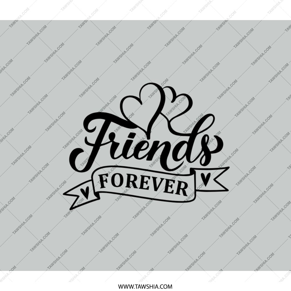 Friends Forever Backpack, Friendship Gift Idea, Best Friends Design, Heart Backpack, Personalized Backpack, Gift for Bestie - Tawshia