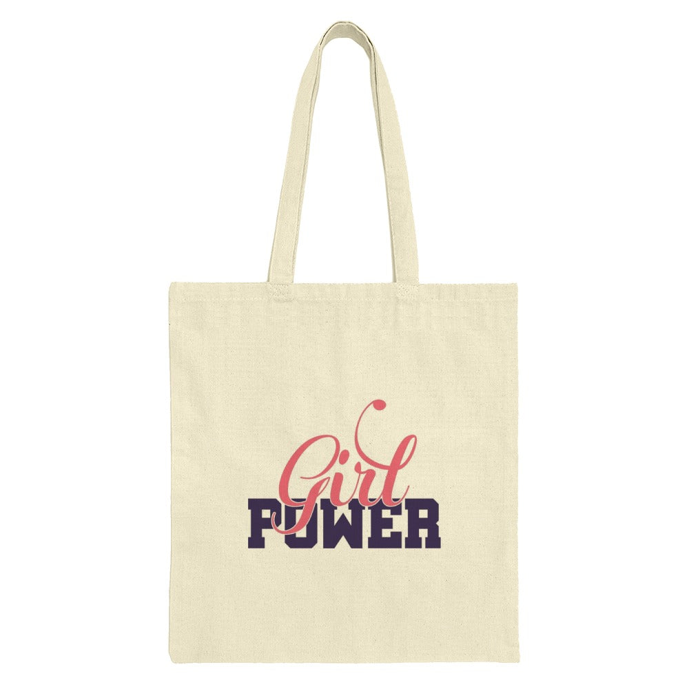 Girl Power Tote Bag, Feminist Tote, Empowerment Bag, Women's Gift, Trendy Tote, Strong Woman, Motivational Tote, Gift for Her, Book Bag - Tawshia