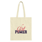 Girl Power Tote Bag, Feminist Tote, Empowerment Bag, Women's Gift, Trendy Tote, Strong Woman, Motivational Tote, Gift for Her, Book Bag - Tawshia