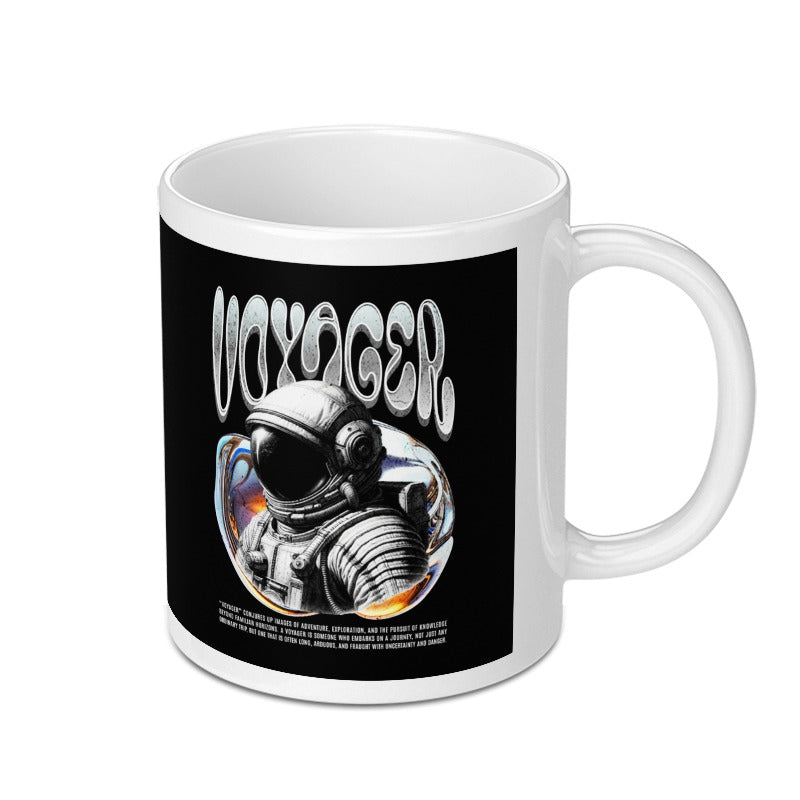 Voyager Astronaut Printed White Ceramic Mug product