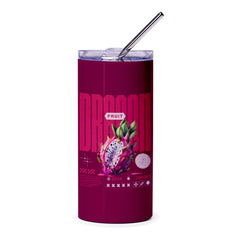 Dragon Fruit Patterned Tumbler with Straw product