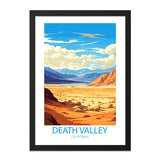 Death Valley California Wall Art, Desert Landscape Print, Southwest Art, National Park Poster, Home Decor, Travel Souvenir - Tawshia