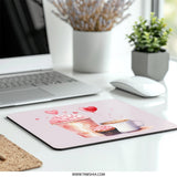 Valentines Mouse Pad, Cupcake Mousepad, Coffee Mouse Pad, Hearts, Cute Desk Accessories, Office Decor, Gaming Mousepad, Sweet Gift - Tawshia