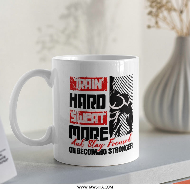 Motivational Gym Quote Mug for Fitness Enthusiasts product