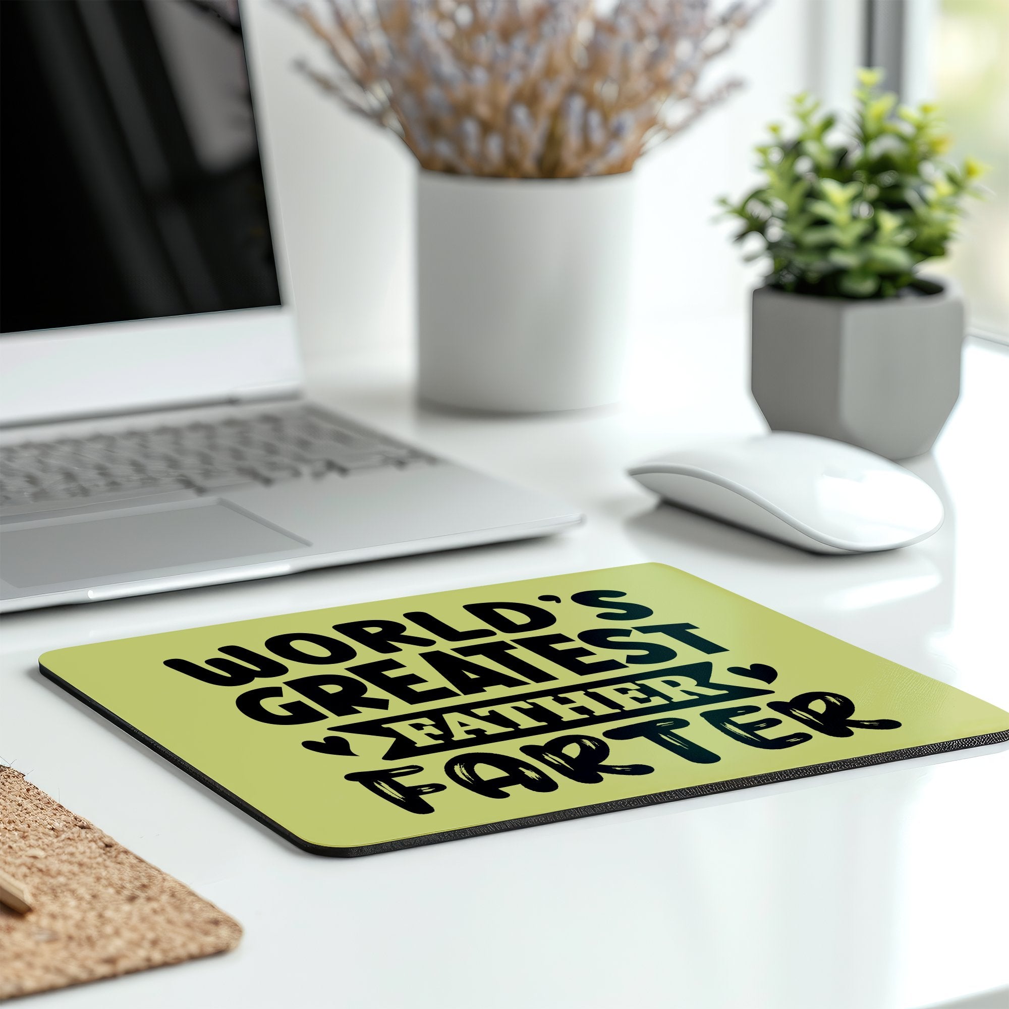 World's Greatest Father Funny Quote Mousepad product