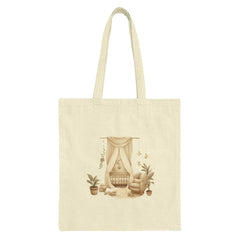 Baby Nursery Tote Bag, Boho Baby Room, Crib Tote, Neutral Decor, Cute Nursery Art, Baby Shower Gift Idea, New Mom Gift, Kids Room Tote - Tawshia