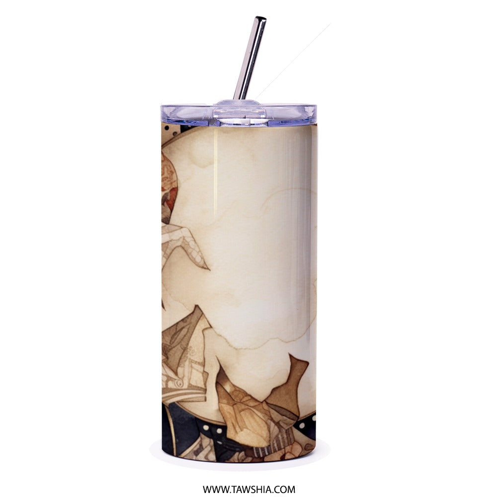 Floral Tumbler, Patchwork Tumbler, Flower Tumbler, Unique Tumbler, Abstract Tumbler, Artsy Tumbler, Artistic Tumbler, Stylish Tumbler - Tawshia