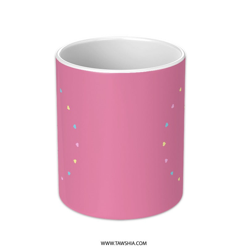 Kawaii Macaron Mug, Cute Food Mug, Pastel Mug, Pink Coffee Mug, Dessert Lover Gift, Colorful Mug, Stacked Macarons, Unique Mug Design - Tawshia