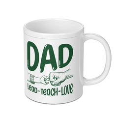 Dad Lead Teach Love Mug for Fathers Coffee Tea product