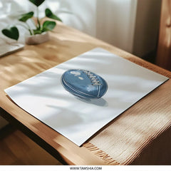 Blue Football Photographic Print, Sports Art, Football Art Print, Sketch Art, Sports Decor, Wall Art Print, Football Gift, Kid's Room Art - Tawshia