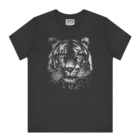 Fierce Tiger Face Bold Graphic Design T-Shirt product