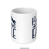 Bold as an Eagle Mug, Inspirational Gift, Motivation Coffee Mug, Eagle Lover Gift, American Pride Mug, Positive Affirmation Mug, Mug - Tawshia