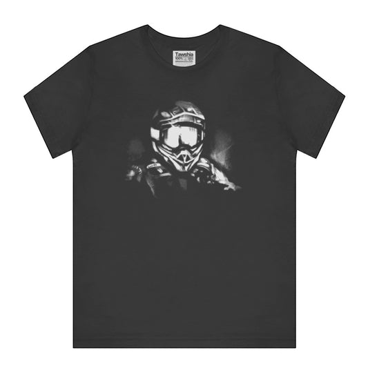 Bold Graphic Tee with Rider Motif Premium TShirt Product