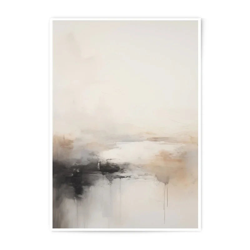 Abstract Landscape Photographic Print, Modern Art Print, Neutral Wall Art, Minimalist Home Decor, Large Wall Art, Living Room Decor - Tawshia