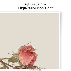 Rose Photographic Prints, Floral Wall Art, Botanical Print, Home Decor, Flower Photography, Dried Roses, Delicate Art Print, Rose Wall Decor - Tawshia