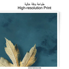 Maple Leaf Photographic Print, Autumn Decor, Nature Wall Art, Botanical Print, Fall Foliage, Fine Art Print, Home Decor, Minimalist Art - Tawshia