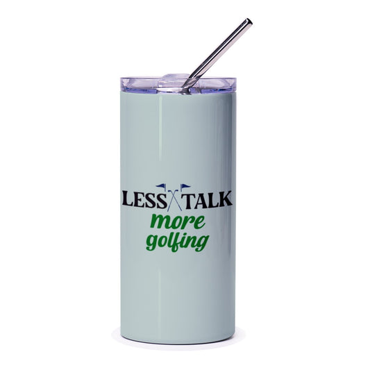 Less Talk More Golfing Tumbler, Golfer Gift, Golf Lover, Golf Accessories, Golfing Tumbler, Golf Gift Ideas for Him, Golf Tournament Gifts - Tawshia