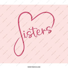 Sisters Backpack, Sister Gift, Matching Sister, Sister Love, Gift for Sister, Sister Birthday, Sisterhood Bag, Best Sister Backpack - Tawshia