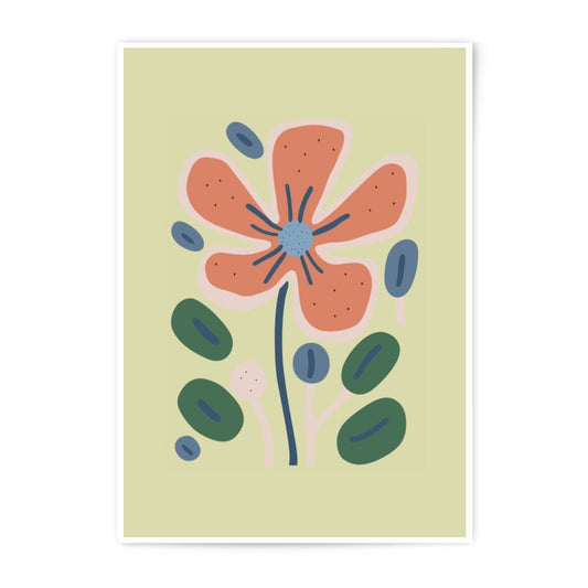 Abstract Floral Photographic Print, Botanical Art Print, Flower Wall Decor, Modern Art, Colorful Home Decor, Nature Inspired Print - Tawshia