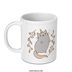 Adorable Unicorn Cat Design Coffee Mug product type