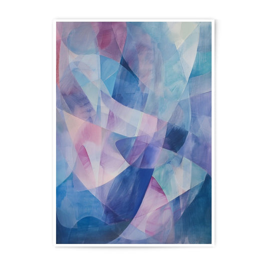 Abstract Photographic Print, Blue Purple Art, Modern Wall Decor, Contemporary Art Print, Home Decor, Gift Idea, Unique Art - Tawshia