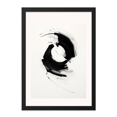 Abstract Ink Wall Art, Black and White Art Print, Minimalist Modern Art, Home Decor Painting, Contemporary Wall Decor - Tawshia