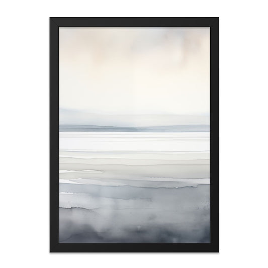 Minimalist Landscape Wall Art, Abstract Horizon Print, Neutral Tones Art, Modern Home Decor, Serene Artwork, Calming Wall Decor (136) - Tawshia