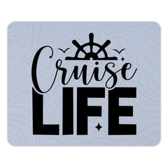 Cruise Life Mouse Pad, Nautical Desk Decor, Boating Lover Gift, Ocean Theme Mousepad, Cruise Ship Wheel, Coastal Office Accessories, Gifts - Tawshia