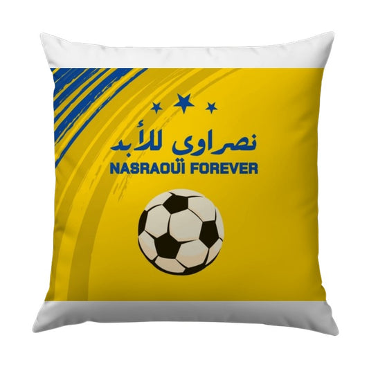 NASRAOUI FOREVER Pillow, Soccer Ball, Football Fan, Home Decor, Accent Pillow, Decorative Pillow, Throw Pillow, Sports Pillow - Tawshia