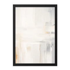 Abstract Neutral Wall Art, Minimalist Painting Print, Modern Home Decor, Beige Gray Artwork, Contemporary Art Print, Framed Wall Decor - Tawshia