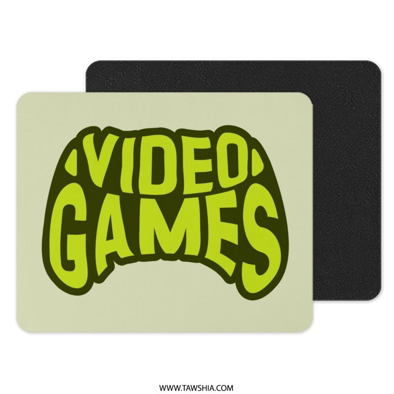 Video Games Mouse Pad, Gamer Gift, Gaming Controller Art, Computer Accessory, Desk Decor, Cute Mousepad, Gaming Setup, Cool Mouse Pad - Tawshia
