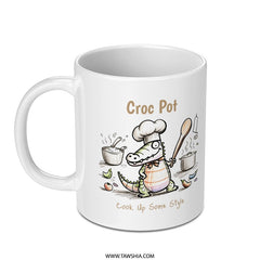 Funny Crocodile Chef Themed Coffee Mug product