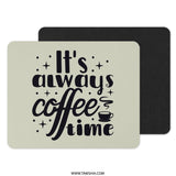 Coffee Time Mouse Pad, Office Decor, Coffee Lover Gift, Desk Accessories, Funny Mousepad, Home Office, Work From Home - Tawshia