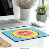 Cute Donut Mouse Pad, Kawaii Food Art, Pink Sprinkles, Sweet Treat Office Decor, Funny Desk Accessory, Gift Idea, Gaming Pads - Tawshia