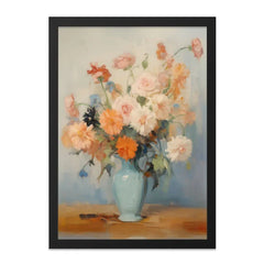 Floral Bouquet Wall Art, Vase Flowers Print, Still Life Painting, Home Decor Wall Art, Elegant Flower Arrangement Art, Printable Art - Tawshia