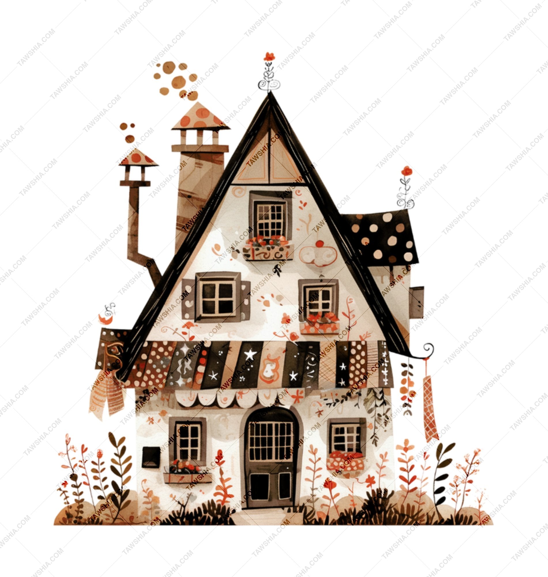 Charming Cottage Artwork Handcrafted Home Decor product type