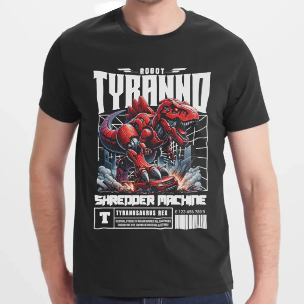 Robot Tyranno Shredder Machine T-shirt product type
