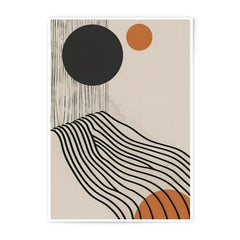 Abstract Photographic Print, Modern Art Print, Circle Line Art Print, Geometric Shapes, Wall Decor Print, Home Decor, Minimalist Art - Tawshia