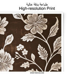 Floral Photographic Print, Botanical Art Print, Dark Academia Decor, Elegant Flower Photo, Nature Wall Art, Home Decor, Gift Idea - Tawshia